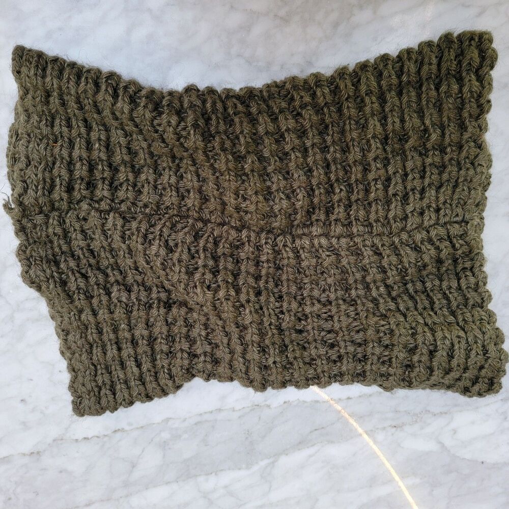 Atki-Bere-Eldiven Green Knitted Tube Tops Women's Stretchable Size XS - Picture 3 of 7